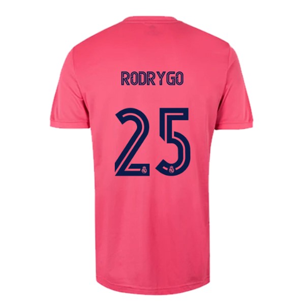 Maglia Real Madrid Away NO.25 Rodrygo 20/21 Rosa